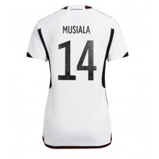 Tyskland Jamal Musiala #14 Hemmatröja Dam VM 2022 Korta ärmar